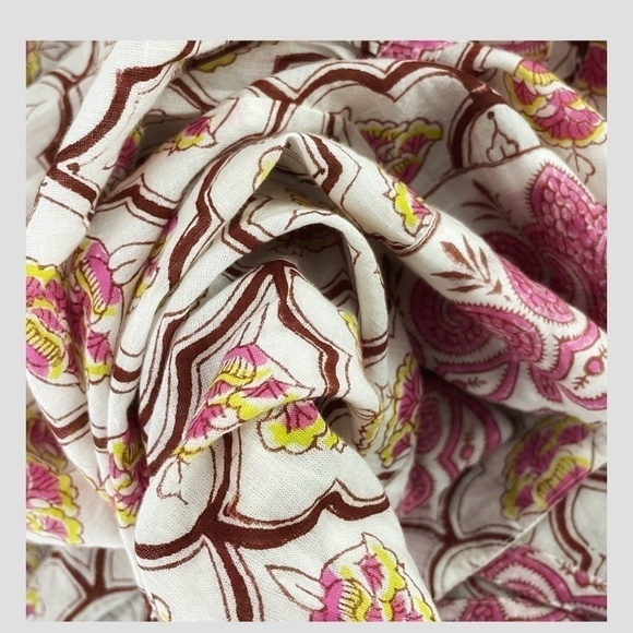 Roller Rabbit Cotton Dress Long Sleeve Relaxed Baby Doll Fit Button Bodice XXS - Picture 8 of 10